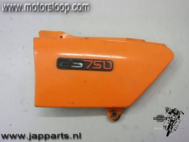 Suzuki GS750 Zijkap links oranje