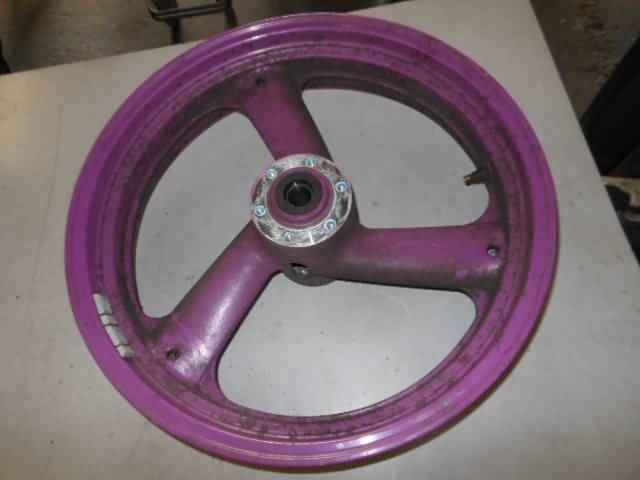 Yamaha YZF750R(4HD) Front wheel purple 4FM-25168-00-P4