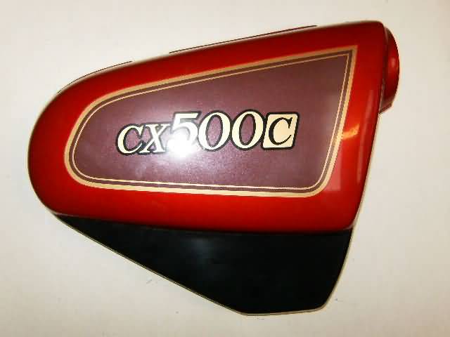 HONDA CX500C Tapa Lateral Derecha Rojo