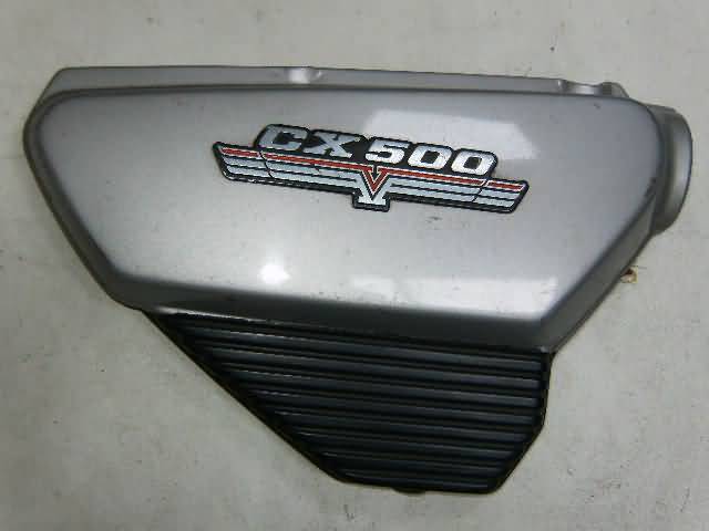 Honda CX500 Zijkap Rechts Zilver
