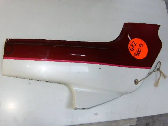 Kawasaki GPZ500S Zijkap Rechts Rood / Wit