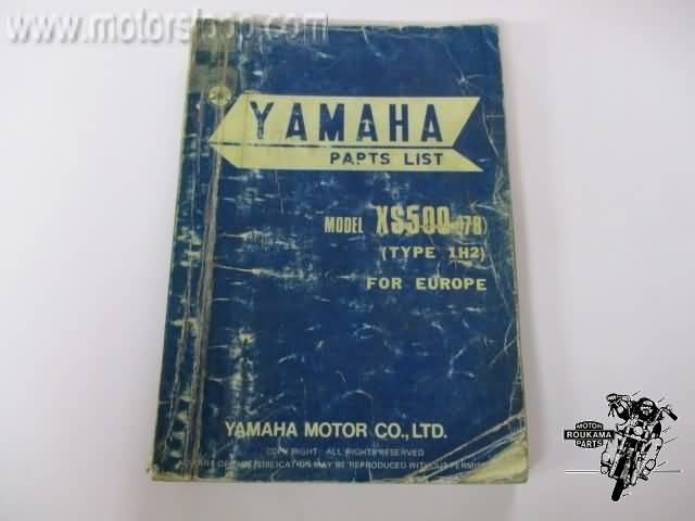 Yamaha XS500 (1H2) Partslist