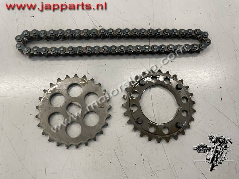 Honda VFR750(RC24) Oliepomp ketting en tandwiel