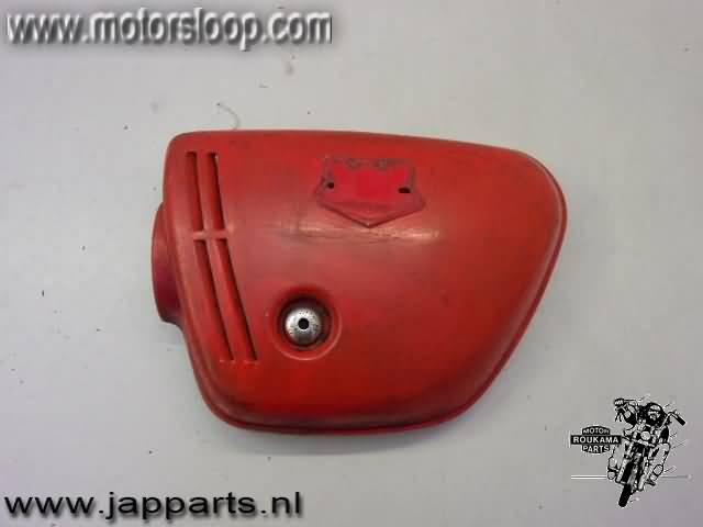 Honda CB350K Tapa lateral izquierda roja