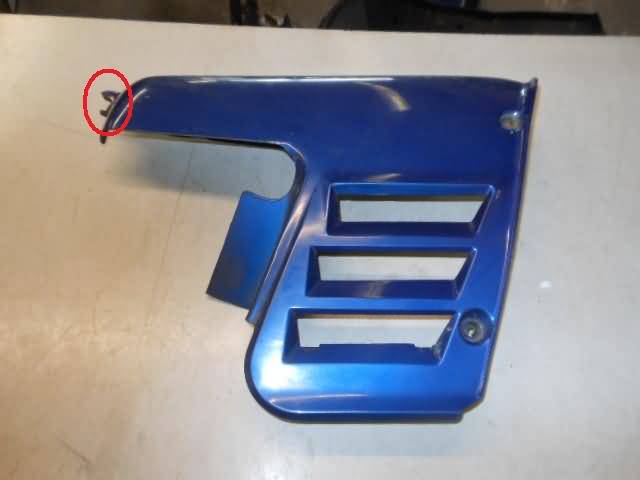 Honda GL1100D(SC02) Side cover left blue