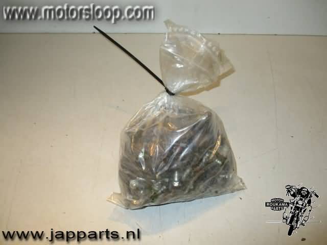 Kawasaki ZZR250(EX250) Zak diverse moeren en bouten