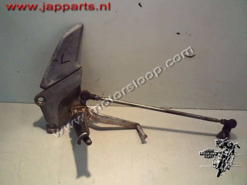 Kawasaki ZXR750H Schetsplaat links met schakelpedaal