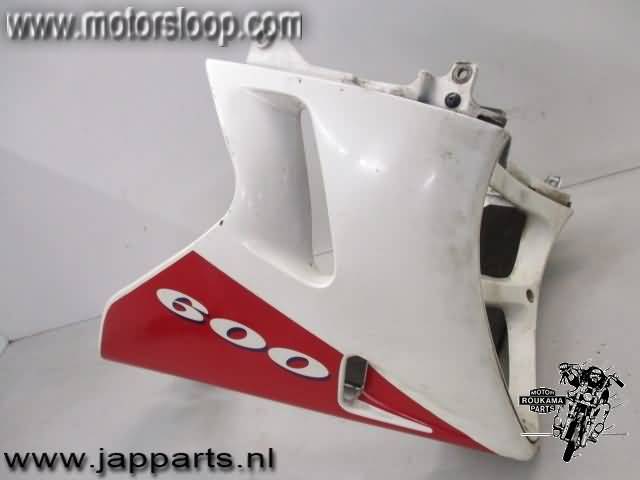 Kawasaki ZZR600E Carenado abajo blanco