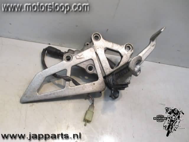Kawasaki ZX-7R(ZX750P) Schetsplaat rechts met step en rempedaal