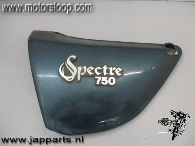 Kawasaki KZ750N Zijkap rechts blauw