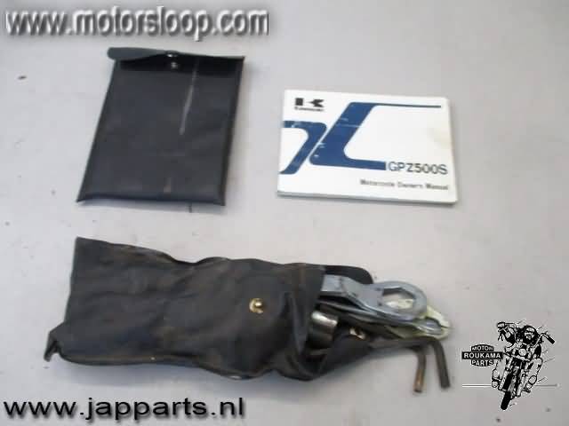 Kawasaki GPZ500S(EX500A) Gereedschapset met onderhoudsboekje