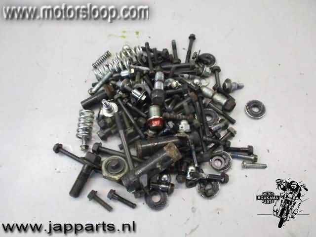 Kawasaki GPX600R Zak diverse bevestigingsmaterialen motorblok