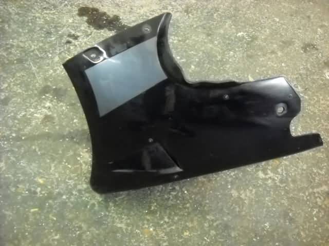 Kawasaki GPZ600R Onderkuip Zwart 55028-1137