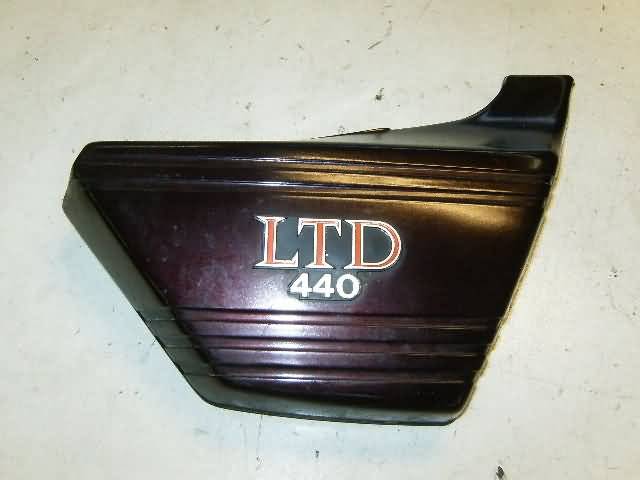 Kawasaki LTD440 Zijkap rechts paars