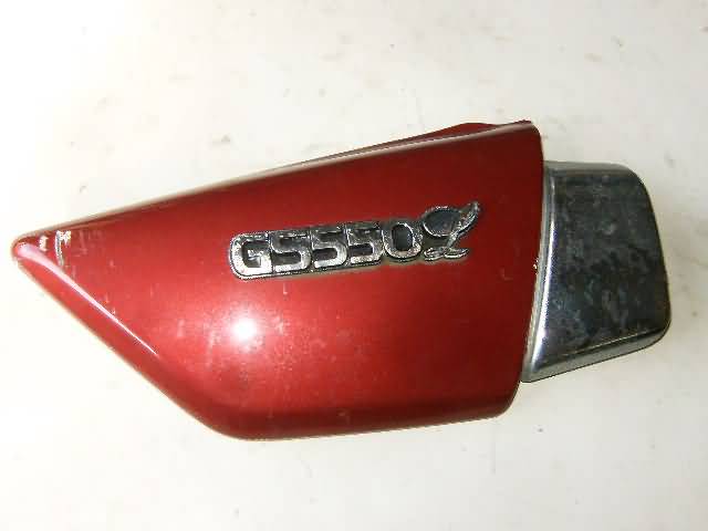 Suzuki GS550L Zijkap rechts rood met embleem