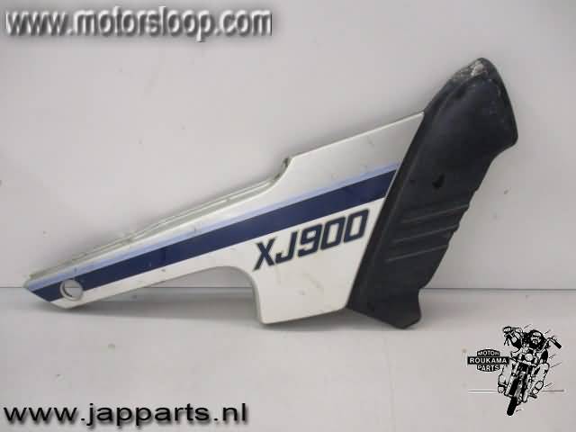 Yamaha XJ900F Tapa lateral derecha azul plata