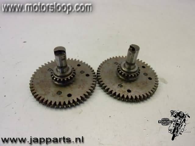 Yamaha XV750(3AL) Nokkenasketting tandwielen
